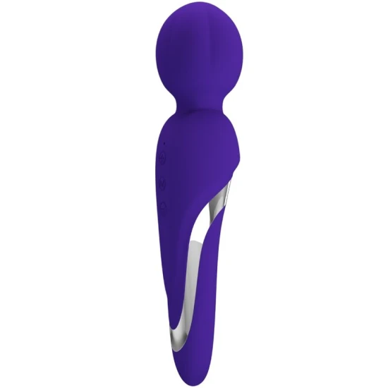 Vibrator Wand din silicon, mov