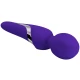 Vibrator Wand din silicon, mov