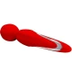 Vibrator Wand din silicon ABS, roșu