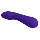 Vibrator flexibil G-spot din silicon, mov, USB reîncărcabil