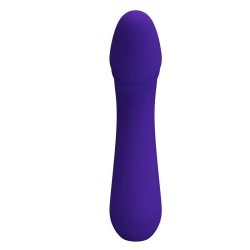 Vibrator flexibil G-spot din silicon, mov, USB reîncărcabil