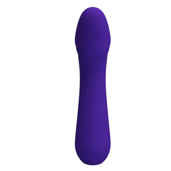 Vibrator flexibil G-spot din silicon, mov, USB reîncărcabil