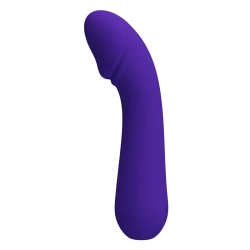 Vibrator flexibil G-spot din silicon, mov, USB reîncărcabil