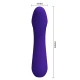 Vibrator flexibil G-spot din silicon, mov, USB reîncărcabil