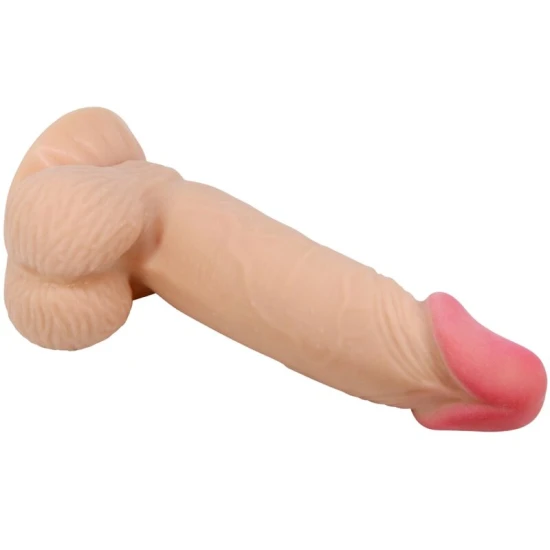 Dildo realist din TPR, culoare flesh, 19,4 cm
