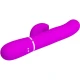 Vibrator G-Spot 3 în 1 din ABS și silicon, violet