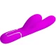 Vibrator G-Spot 3 în 1 din ABS și silicon, violet