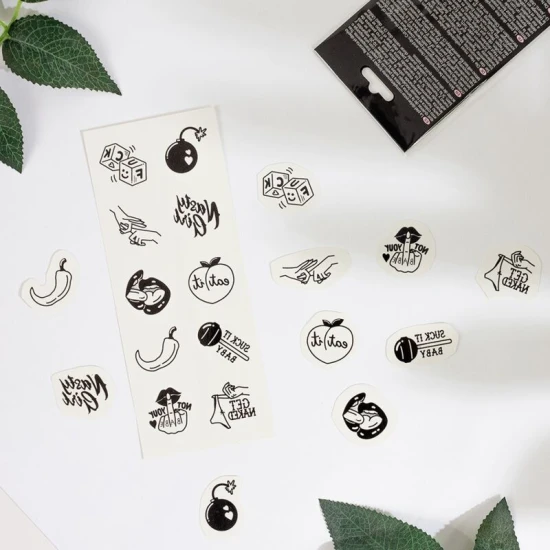 SECRET PLAY - Set de 10 tatuaje temporare SPICY COLLECTION, Roz