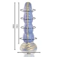 DILDO Tip Model Poseidon, Roz/Albastru