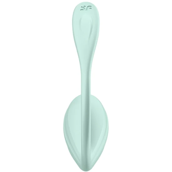 Stimulator G-Point Smooth Petal din silicon, verde apă