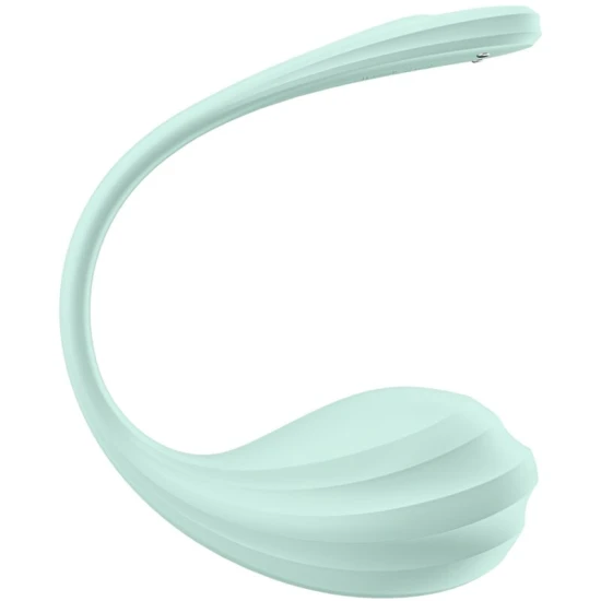 Stimulator G-Point Smooth Petal din silicon, verde apă