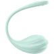 Stimulator G-Point Smooth Petal din silicon, verde apă