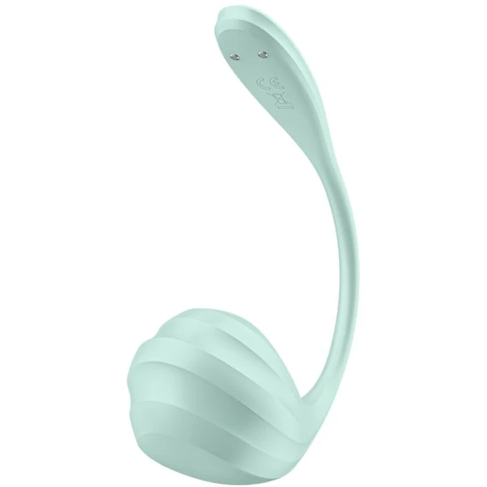 Stimulator G-Point Smooth Petal din silicon, verde apă