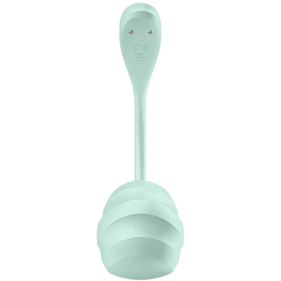 Stimulator G-Point Smooth Petal din silicon, verde apă