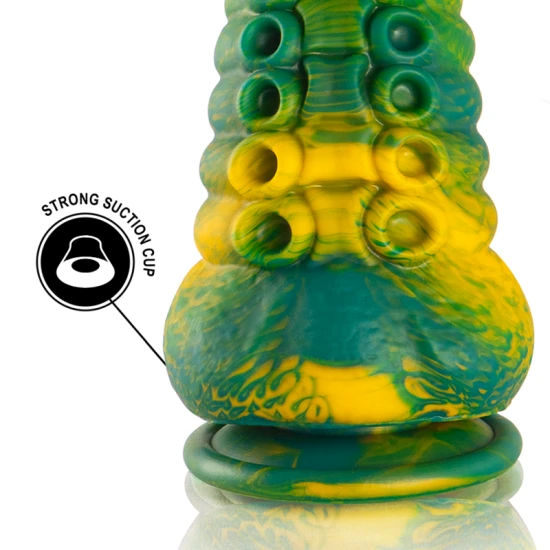 Cetus Verde Tentacul Dildo Silicon Marime Mare
