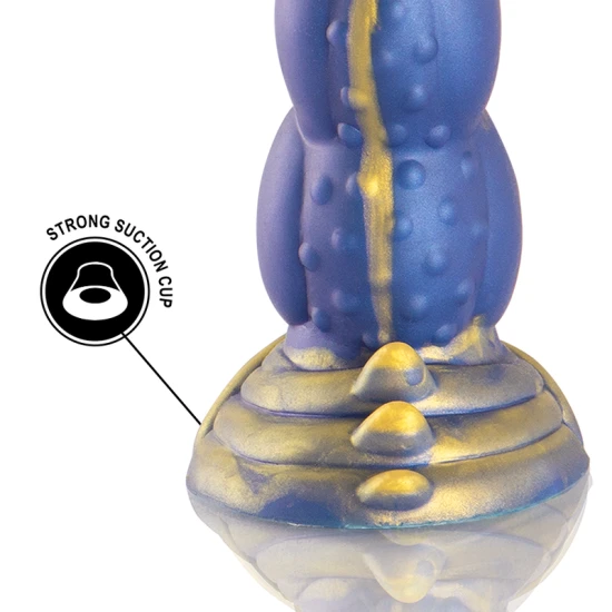 DILDO Tip Model Poseidon, Roz/Albastru