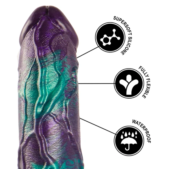 DILDO BASILISK DOUBLE SCALY, Dimensiune mare