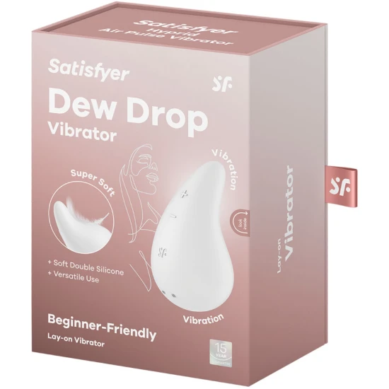 Vibrator lay-on din silicon medical, alb, universal