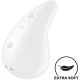 Vibrator lay-on din silicon medical, alb, universal