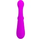 Stimulator vibrator Rabbit din silicon, mov