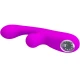 Stimulator vibrator Rabbit din silicon, mov