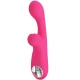 Stimulator vibrator Rabbit din silicon, roz