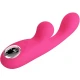 Stimulator vibrator Rabbit din silicon, roz