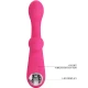 Stimulator vibrator Rabbit din silicon, roz
