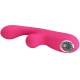 Stimulator vibrator Rabbit din silicon, roz