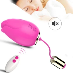 Vibrator tip bullet pentru G-spot cu telecomandă, Fuchsia, Control wireless