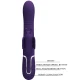 Vibrator Rabbit multifuncțional 4 în 1 din ABS silicon, mov