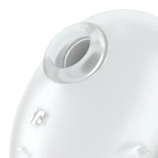 Vibrator Lay-on Ghost din silicon, alb