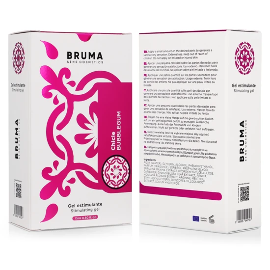 Balsam stimulent tip gel, aromă bubblegum, 15 ml