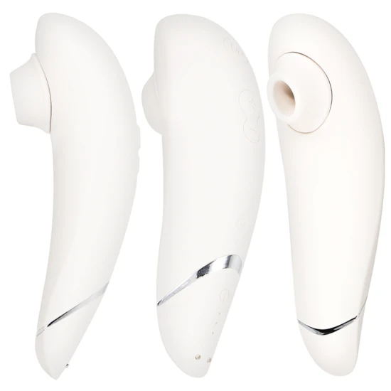 Stimulatoare clitoridiană premium din silicon, gri cald