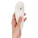 Stimulatoare clitoridiană premium din silicon, gri cald