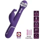 Vibrator Rabbit 3 în 1 din ABS și silicon, mov