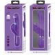 Vibrator Rabbit G-Spot 3 în 1 din ABS și silicon, mov