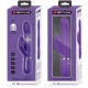 Vibrator Rabbit 4 în 1 din ABS și silicon, mov