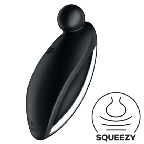 Vibrator lay-on din ABS și silicon, negru
