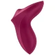 Vibrator lay-on pentru clitoris din silicon, berry