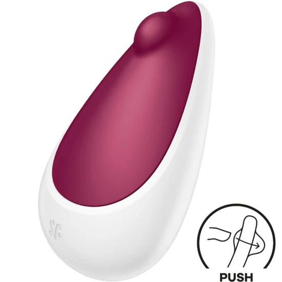 Stimulator clitoridian Spot On 3 din silicon, Berry