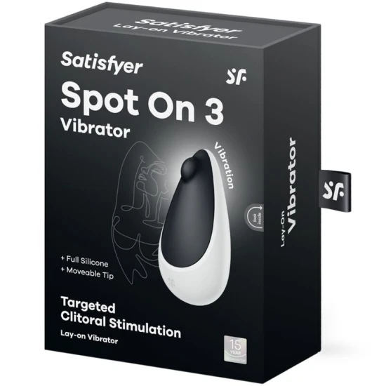 Stimulator clitoridian Spot On 3 din ABS și silicon, negru