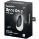 Stimulator clitoridian Spot On 3 din ABS și silicon, negru