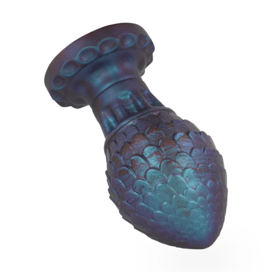 Vrakos - Plug anal din silicon, Dragon Egg, M