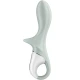 Vibrator anal gonflabil cu pompă de aer, gri-verde