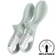 Vibrator anal gonflabil cu pompă de aer, gri-verde