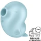 Stimulator și vibrator Sassy Seal din silicon, albastru