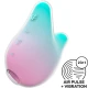 Stimulator și vibrator Mermaid Vibes din silicon, mint și roz