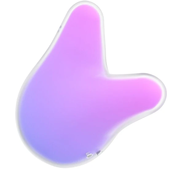 Stimulator și vibrator Mermaid Vibes din silicon, violet-roz