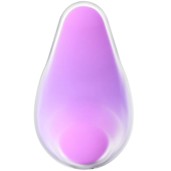 Stimulator și vibrator Mermaid Vibes din silicon, violet-roz